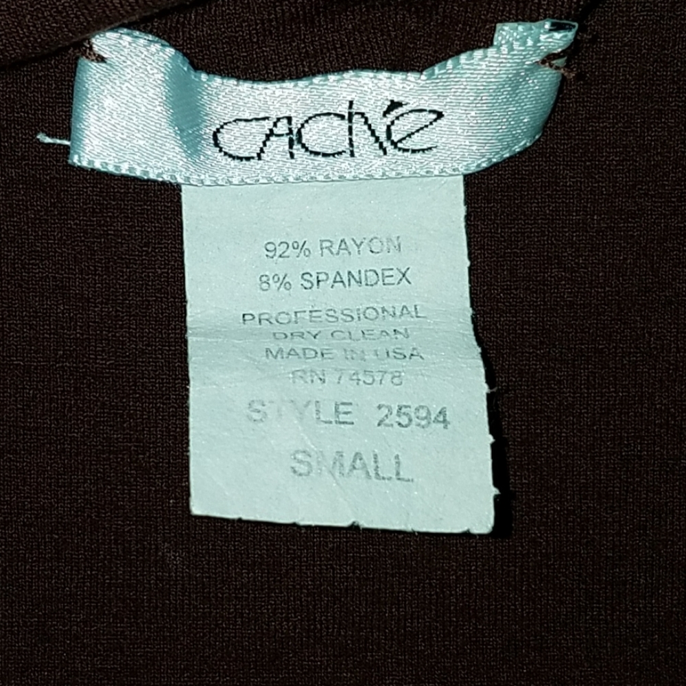 Cache Cold Shoulder Brown Top - Picture 2 of 5